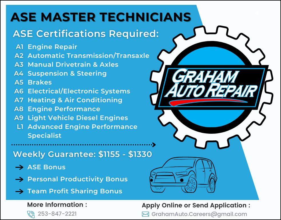 ASE Certified Technician Graham Auto Repair